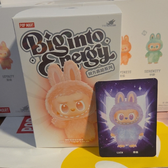 Labubu BIG INTO ENERGY- LUCK